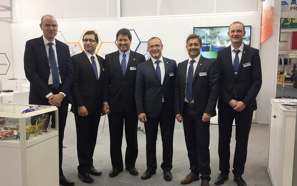 A big thank you to all visitors: Booth staff Brückner Group USA, Brückner Maschinenbau, Brückner Servtec, Kiefel
A big thank you to all visitors: Booth staff Brückner Group USA, Brückner Maschinenbau, Brückner Servtec, Kiefel