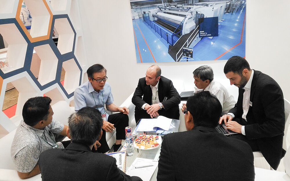 Packaging was the main topic - and the Brückner Group has the solutions Packaging was the main topic - and the Brückner Group has the solutions