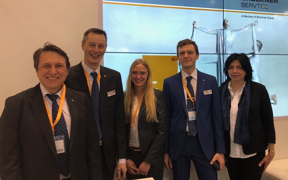 Brückner Servtec booth team says thanks to all visitors Brückner Servtec booth team says thanks to all visitors