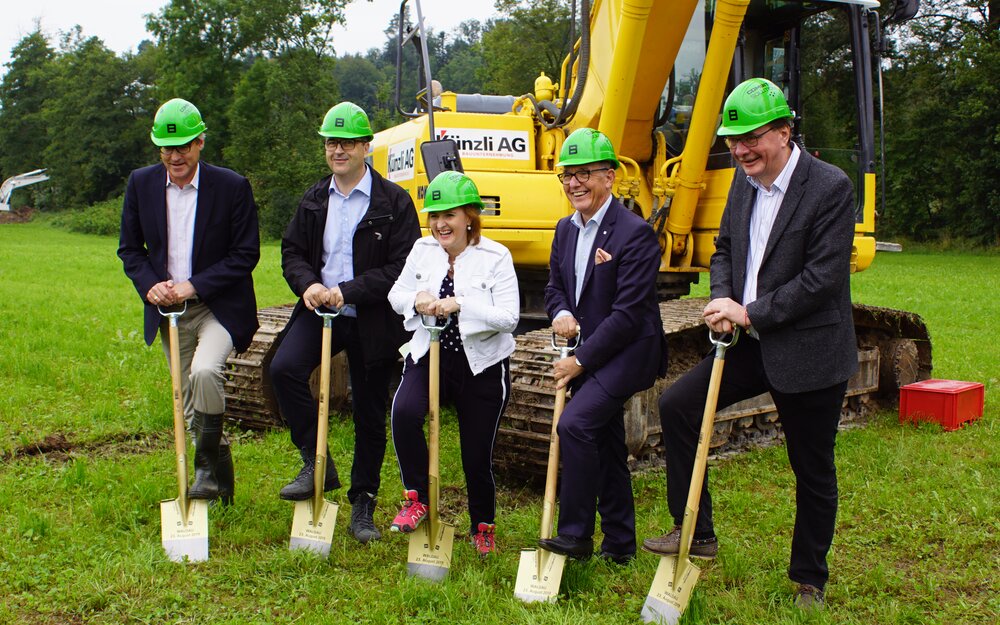 Groundbreaking of Waldau building