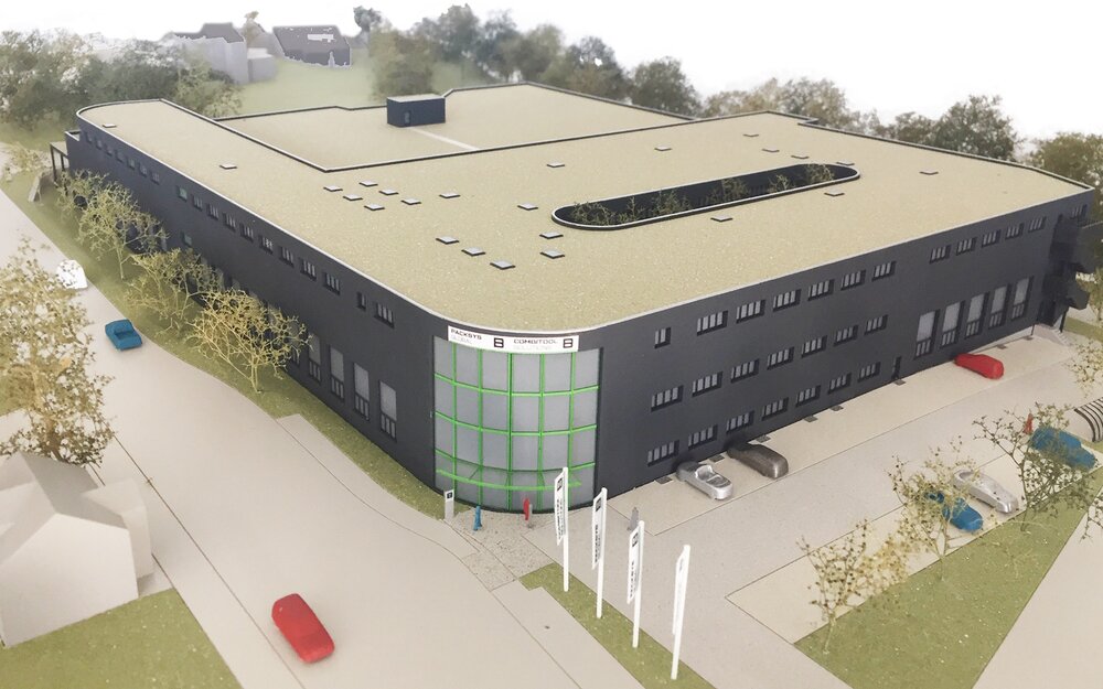 Rendering PackSys Global new building Waldau