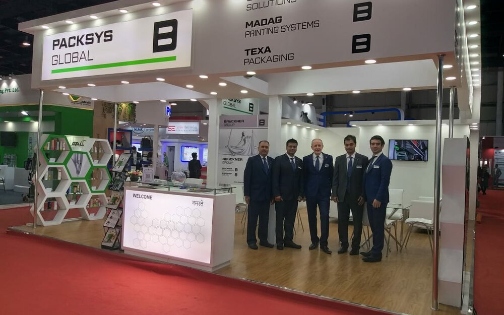 PackSys Global team at Indiaplast exhibition