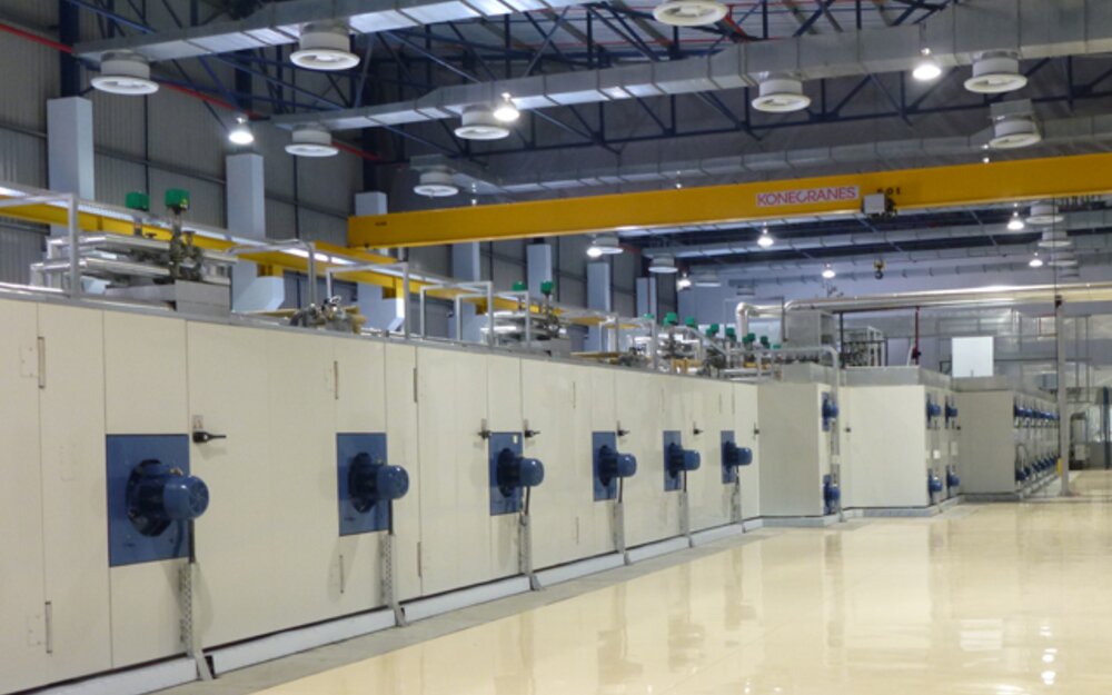 8.7 m wide BOPP line for finest 5-layer film
