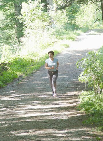 Woman running