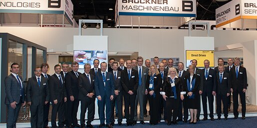 Thanks to all visitors for their interest in the Brückner Group's various solutions
