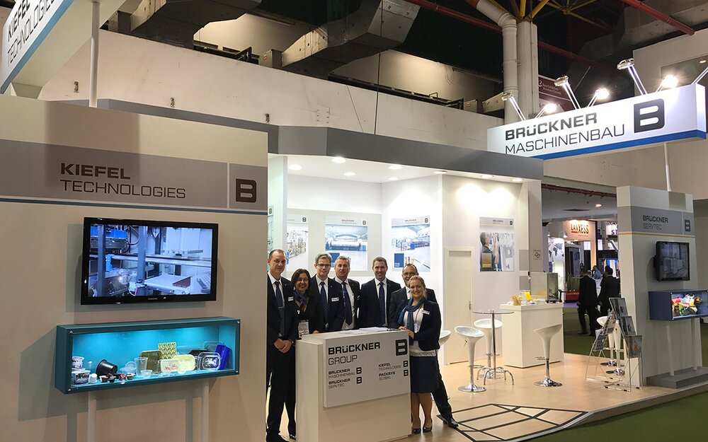 A heartfelt thanks to all visitors from the staff at the joint Brückner Group booth