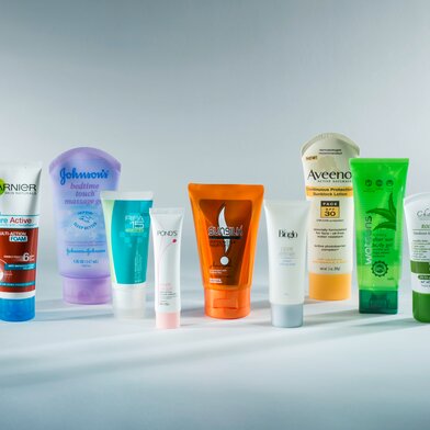 Various cosmetic creams