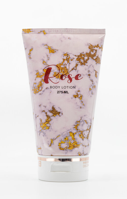 Rose body lotion tube