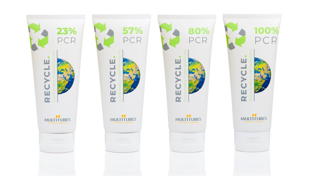 Recycled tubes from multitubes