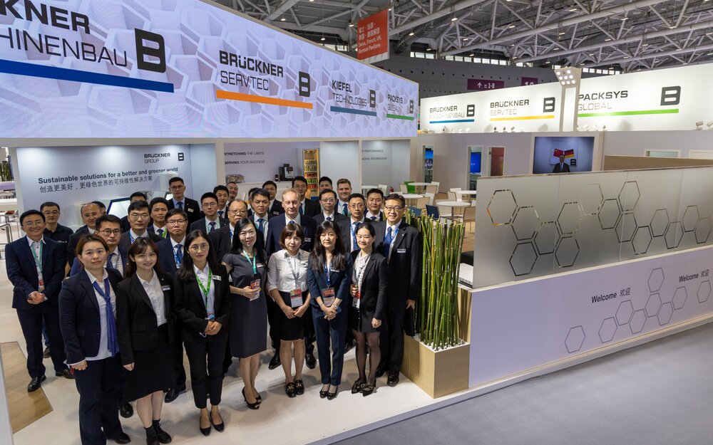 Brückner team at Chinaplas was happy to welcome customers and friends