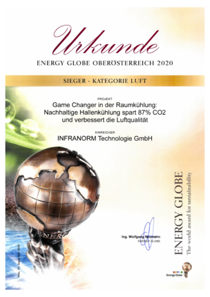 Energy Globe 2020 | INFRANORM
