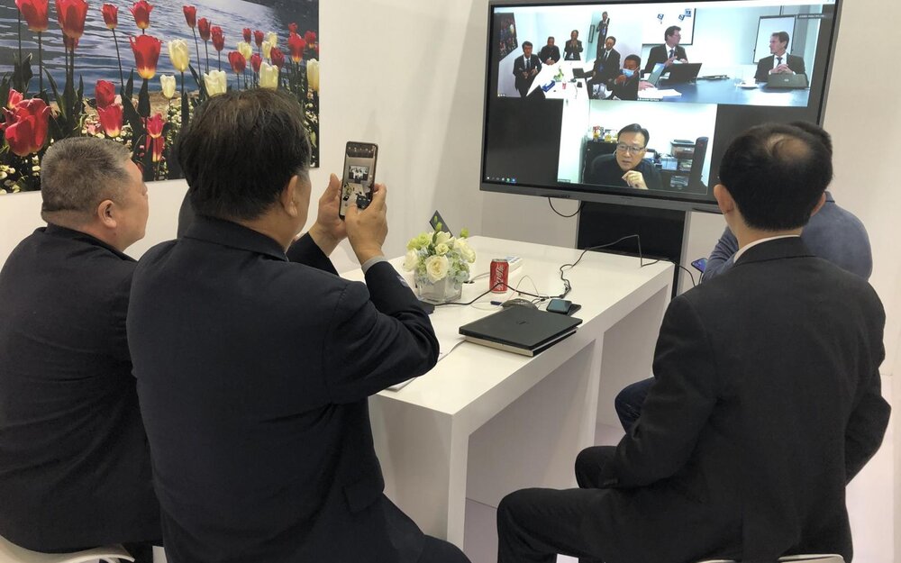 Customers appreciated the live streaming opportunity at the ChinaNewPlas very much.
