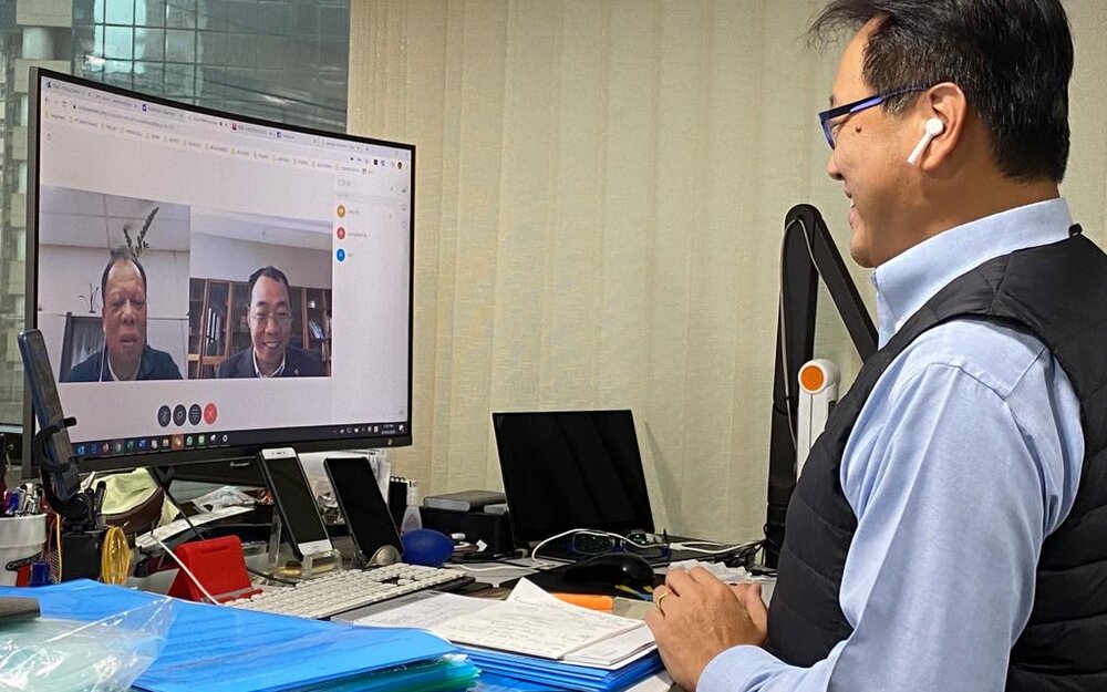 Brückner Far East also uses video conferences instead of face-to-face meetings