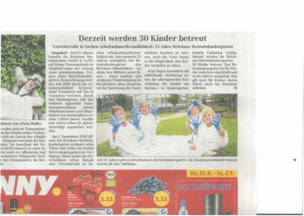 25 years Brückner-Kindergarten (Traunsteiner Tagblatt)