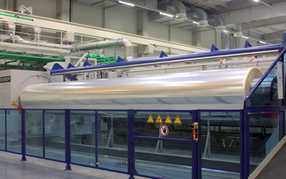 Successfully on stream: 8.7m wide multi-layer BOPP film production line 
