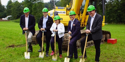 Groundbreaking of Waldau building