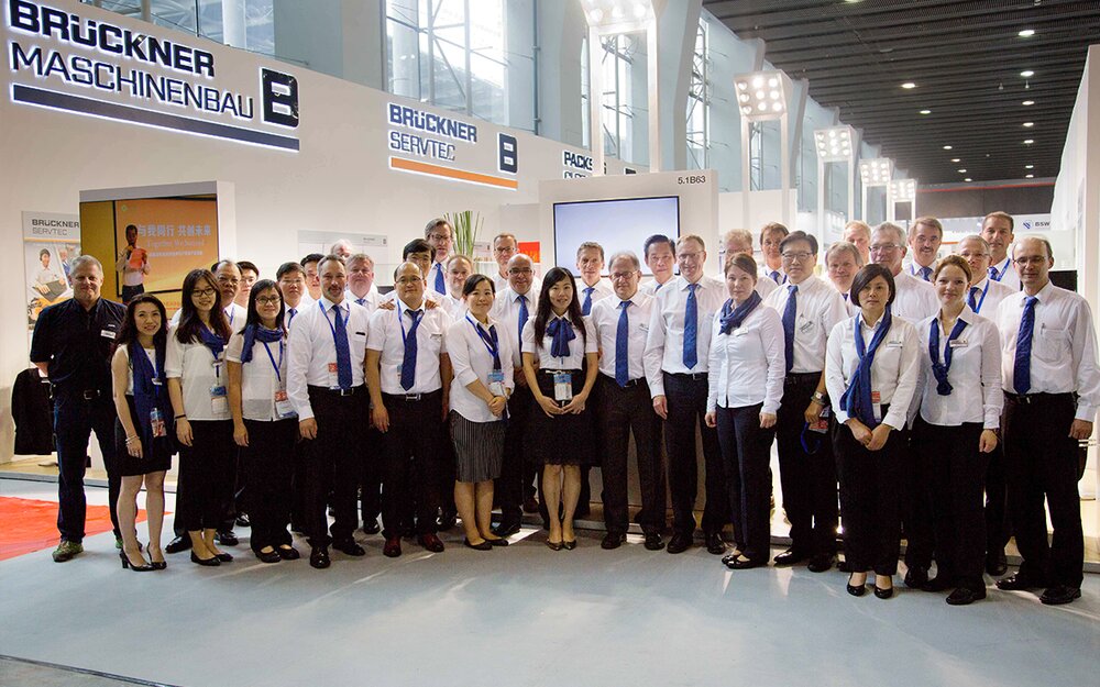 A heartfelt thanks to all visitors at the joint Brückner Group booth
