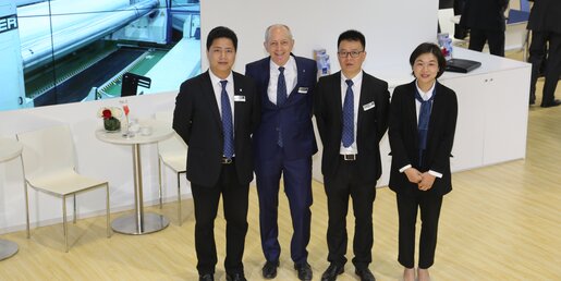 PackSys Global Team at Chinaplas exhibition