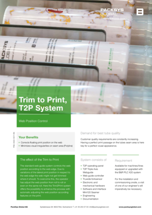 Trim to Print, T2P System
