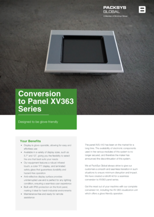 Conversion to Panel XV363 Series