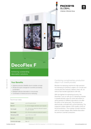 DecoFlex F Flyer