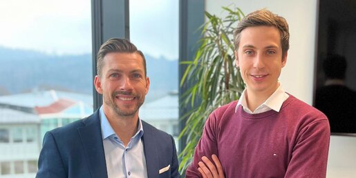 Christian Stadler, Sales Director Eastern Hemisphere (left) and Marius Roming, Regional Sales Manager China (right)