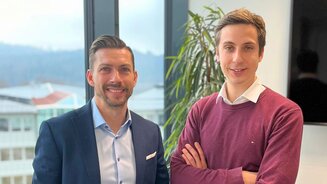 Christian Stadler, Sales Director Eastern Hemisphere (left) and Marius Roming, Regional Sales Manager China (right)