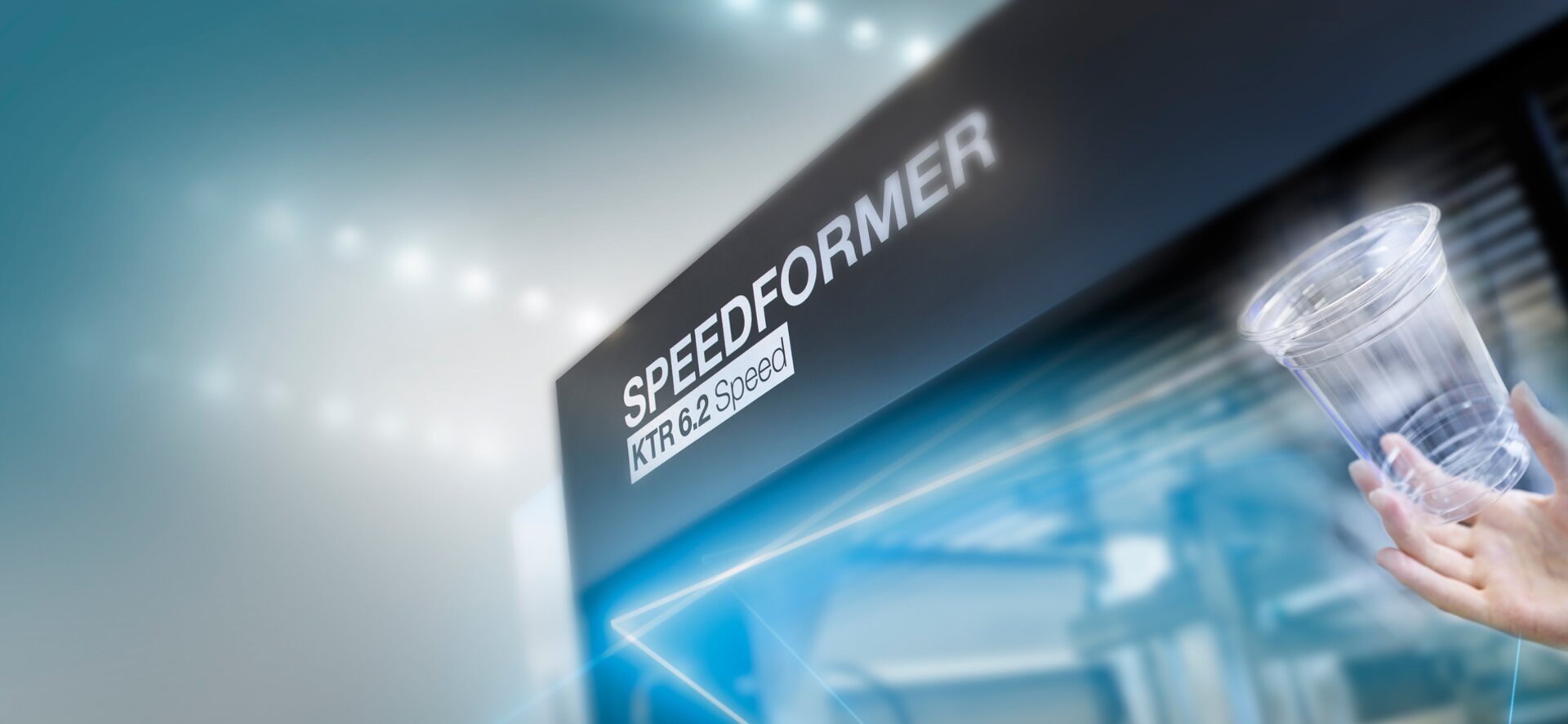 Tilting machine - cup forming machine SPEEDFORMER KTR 6.2 Speed