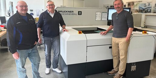 Brückner Servtec‘s KARO team: Richard Höpfler, Gerhard Schrott and Hubert Maier (from left to right)