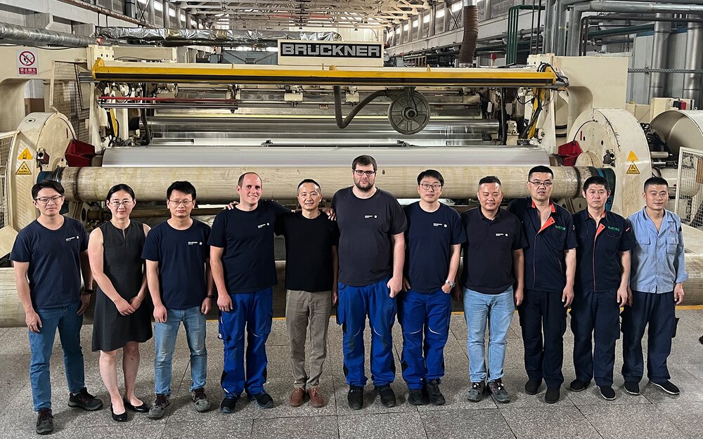 Successful cooperation between Shandong Qunli Plastics and Brückner | © Brückner