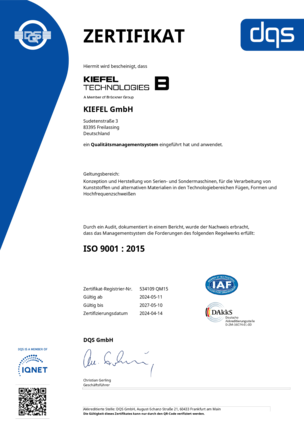 Qualitätsmanagement ISO 9001:2015