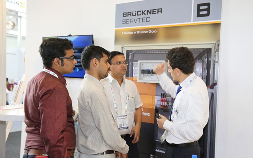 Brückner Servtec demonstrated how film producers can improve the productivity of their existing film stretching lines with upgrades and services

