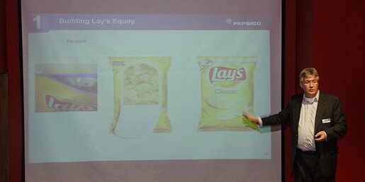 Tony Knoerzer, Vice President, R&D, at PepsiCo, presented foresights in the food packaging and analyzed the question “What will be the needs in 2025?” 
