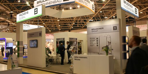 Brückner booth in hall 2
