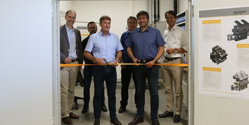 Opening of the new laboratory at the Brückner headquarters in Germany