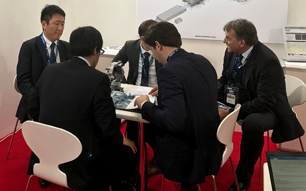 Brückner's solutions for electric vehicles and stationary power storage applications were intensively discussed
