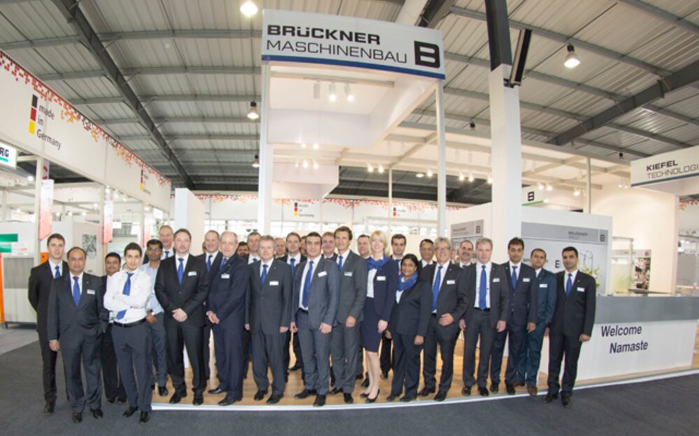 A heartfelt thanks from the Brückner Group booth staff to all visitors
