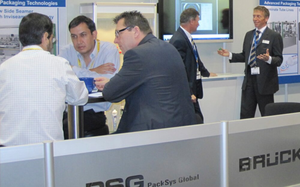 PackSys Global showed recent innovations for cosmetic laminate tubes and beverage caps
